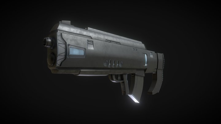 Gun Model 3D Model