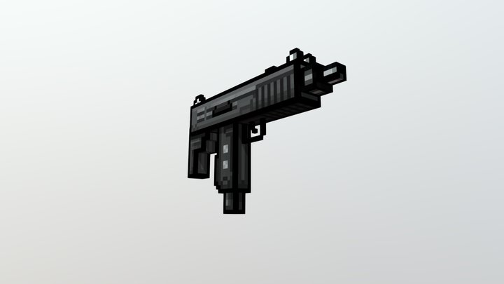 Uzi-Uzi (Pixel Gun 3D) – Modèle 3D gratuit STL