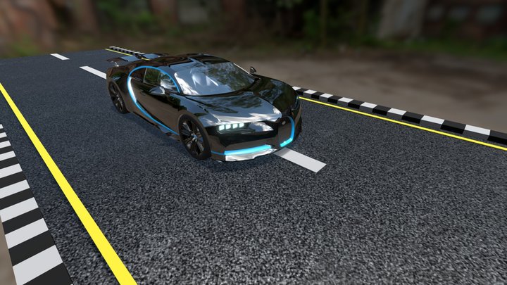 Bugatti Chiron 3D Model