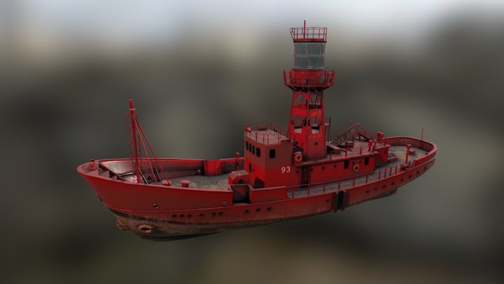 Light Vessel 93 3D Model