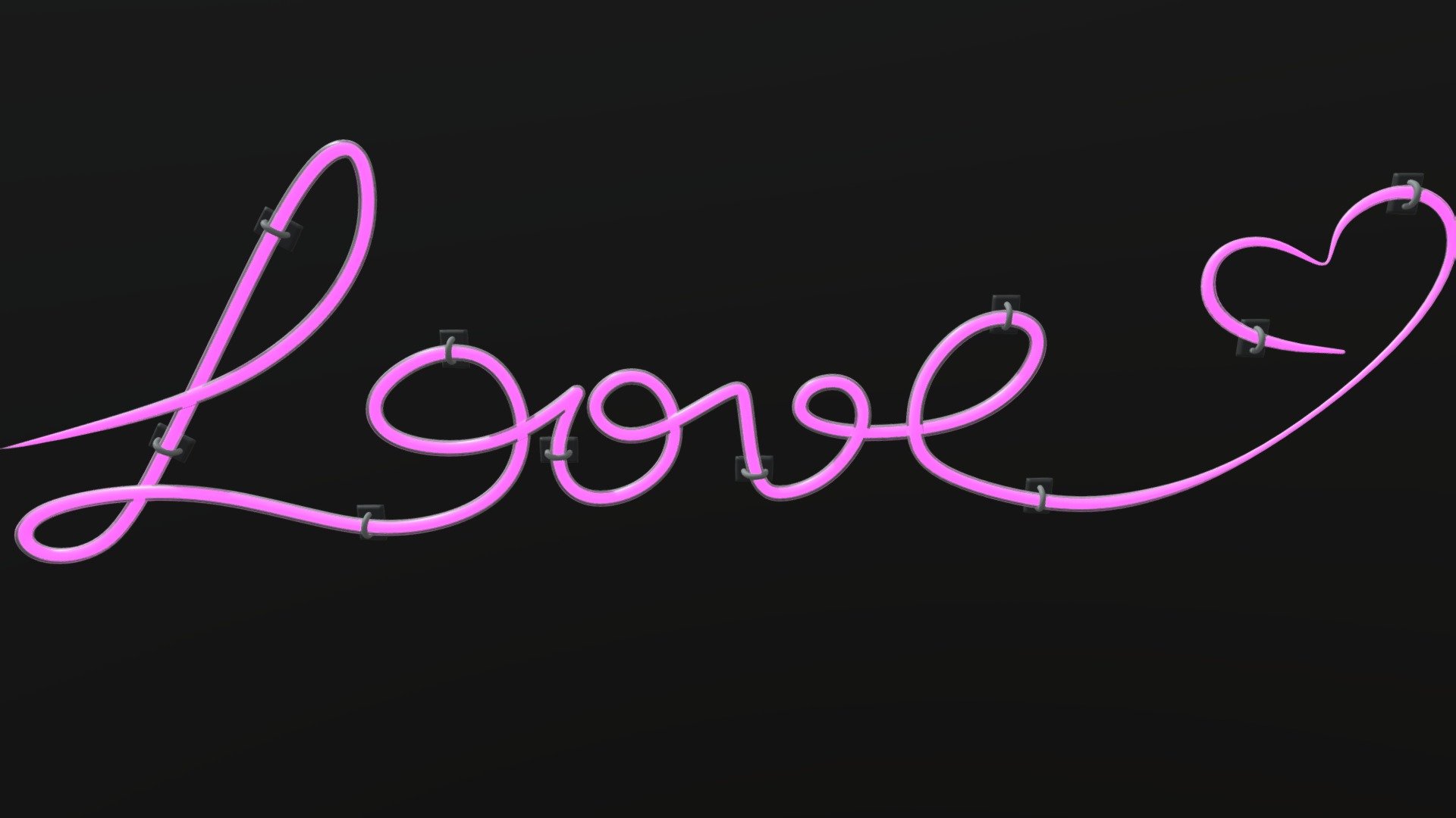 Love neon sign 02