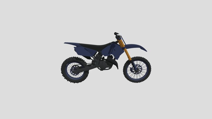 X-Pro Dirt bike 3D Model