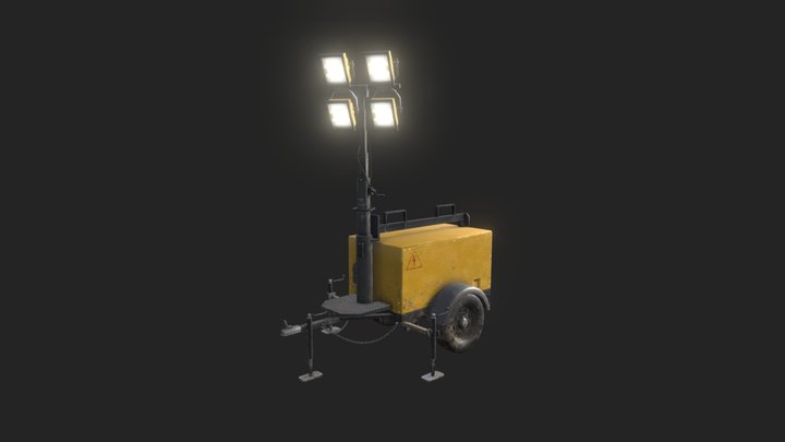 Light Tower 3D Model