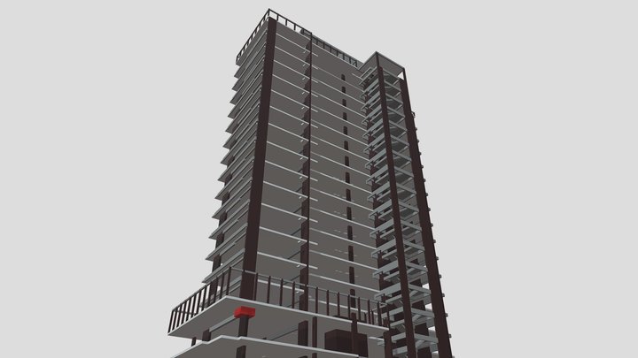 Projeto Estrutural (Prévio) - Ed. Blend 3D Model
