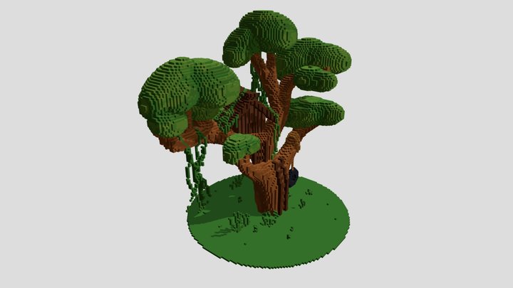A house on a tree 3D Model