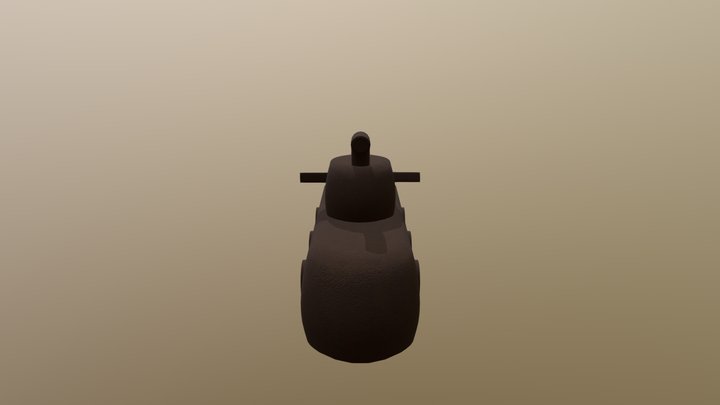 Chocolate submarine 3D Model