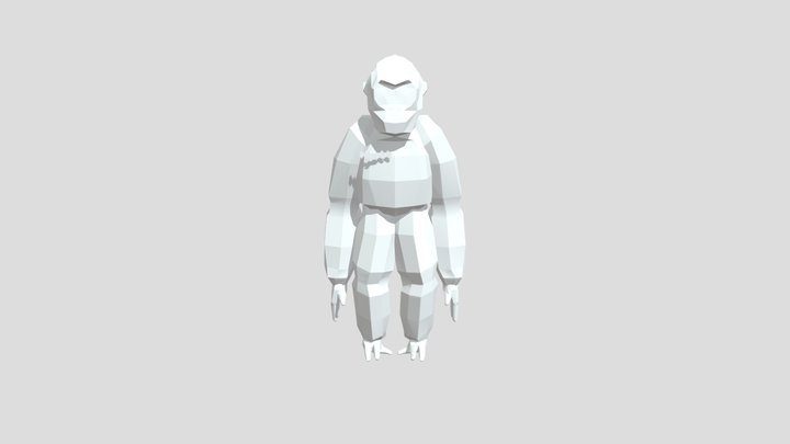 Gorilla Legs 3D Model