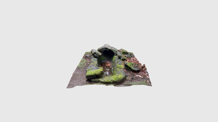 延岡市小野出土刳貫式石棺 3D Model