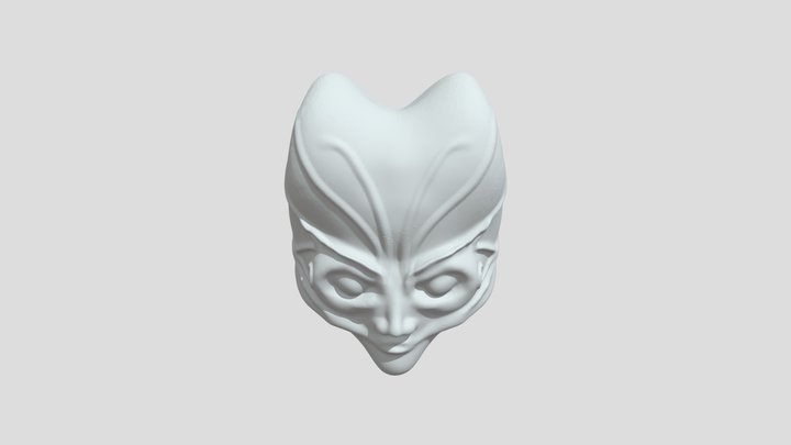 Alien head 3D Model