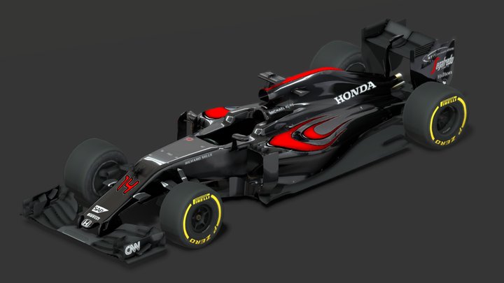 2016 Mclaren MP4/31 – Modello 3D gratuito STL