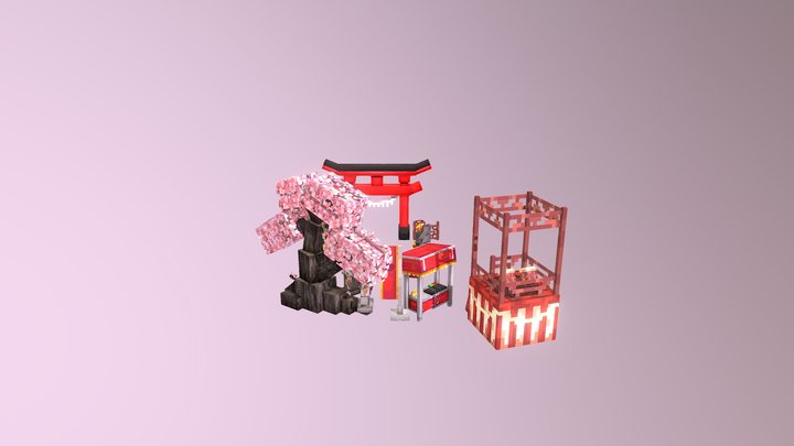 Japanese festival 3D Model