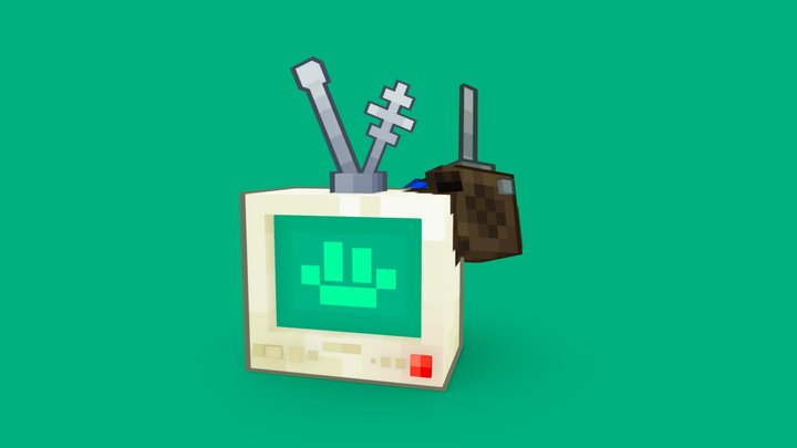 My old TV OC 3D Model
