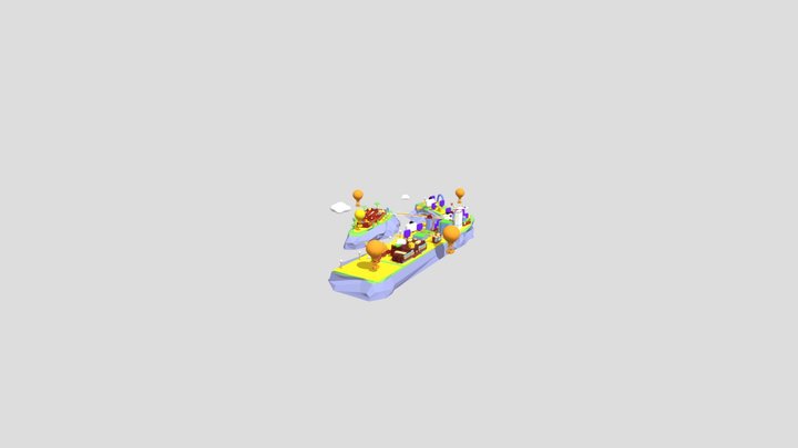AR Card Map1 3D Model