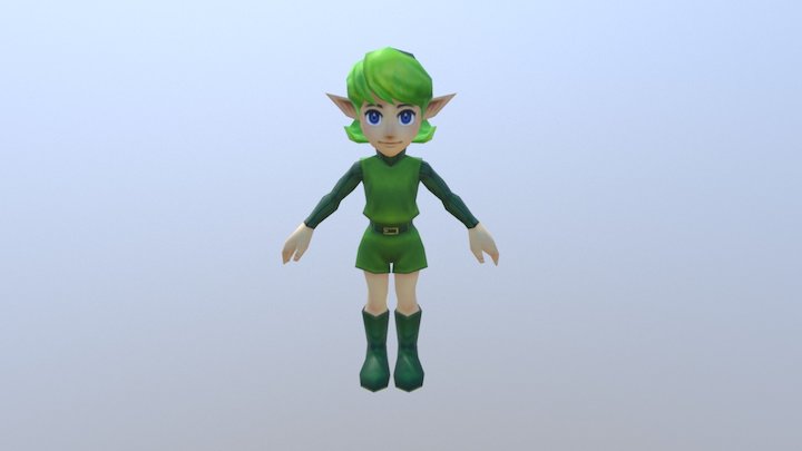 Saria - Ocarina of Time 3D 3D Model