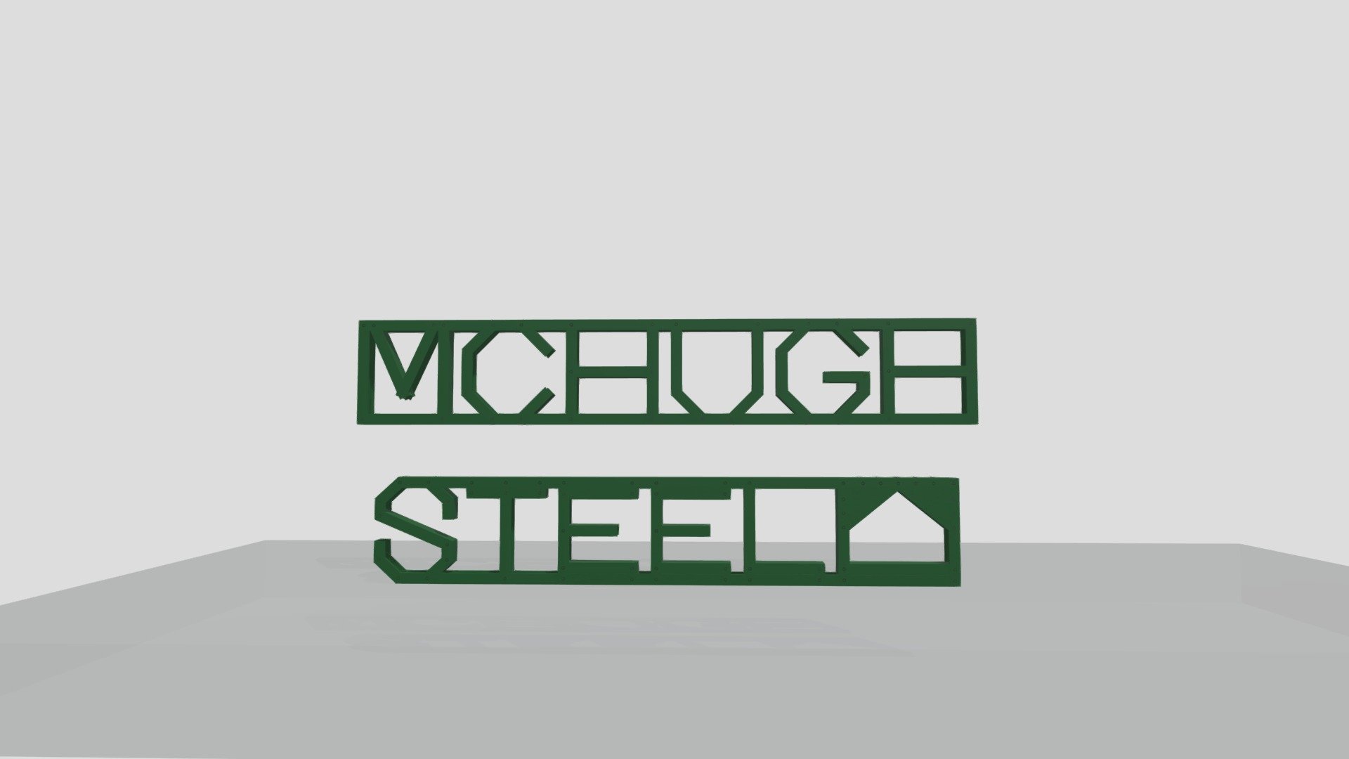 McHugh Logo - 3D model by mchughsteel [9ae3a58] - Sketchfab