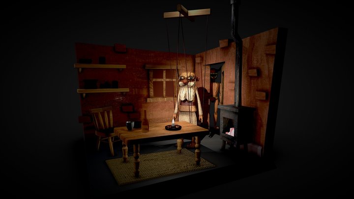 Puppet Scene | Work in Progress 3D Model