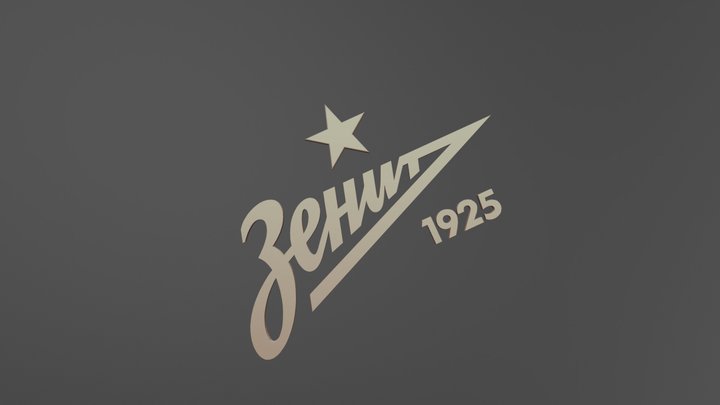 Logo Zenit 3D Model