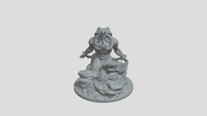 EXODIA STATUE - YU-GI-OH 3D Model