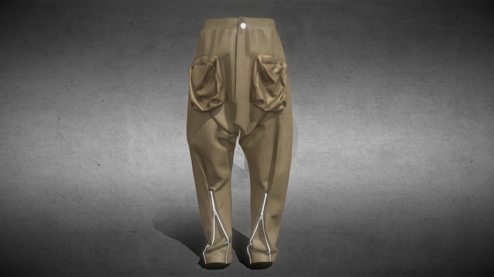 Tactical Bomber Pant | Realistic 3D Model 3D Model
