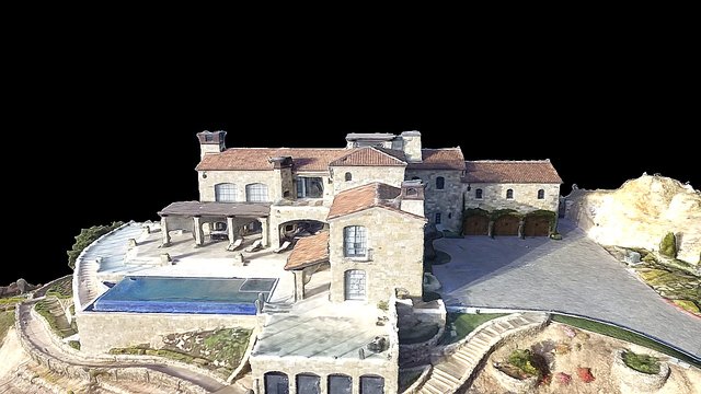 Event Center Simplified 3d Mesh 3D Model