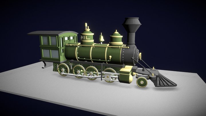 Loco Locomotive 3D Model