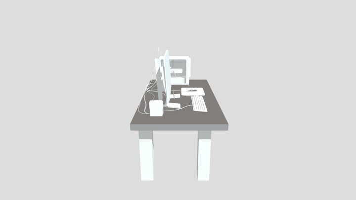 gaming_setup_ZIP 3D Model