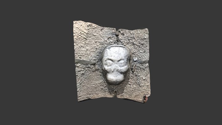 Stone Skull 3D Model