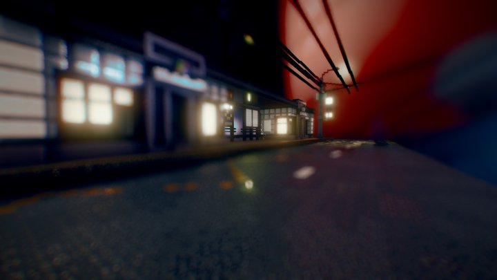 SUSU Bus stop 3D Model