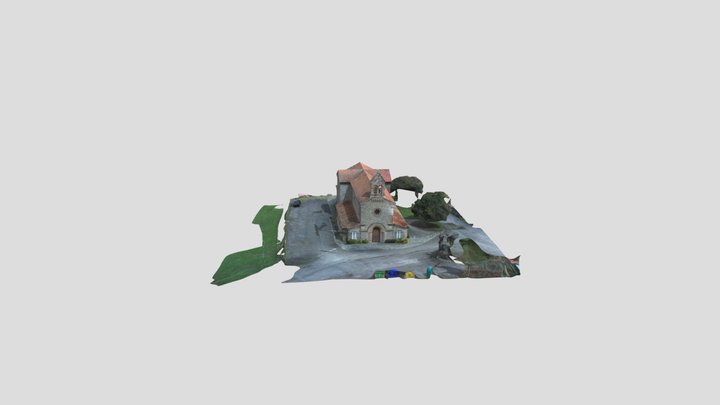 Iglesia de San Martín de Huerces 3D Model