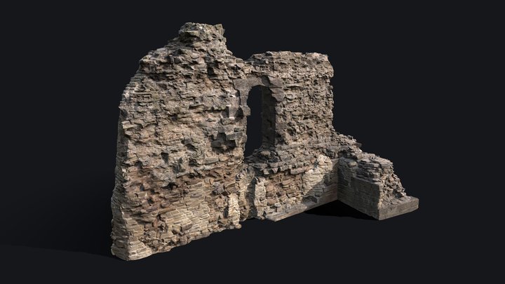 Game Ready Castle Ruins v.1 3D Model