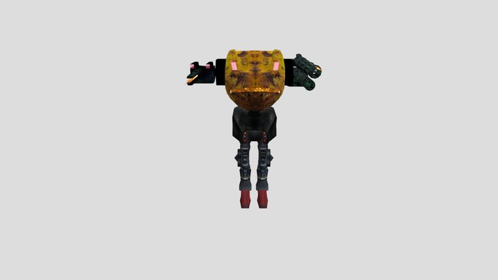 War Robot With Fery 3D Model