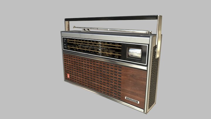 Grundig City-Boy 1100 [Clean] 3D Model