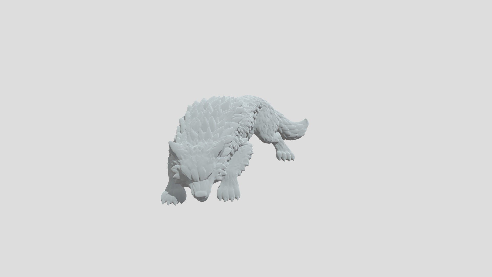 Wolf 2 - 3D model by jl1yma123 [9ae98a7] - Sketchfab