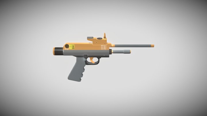 Dart Gun - Watchdogs Legion 3D Model