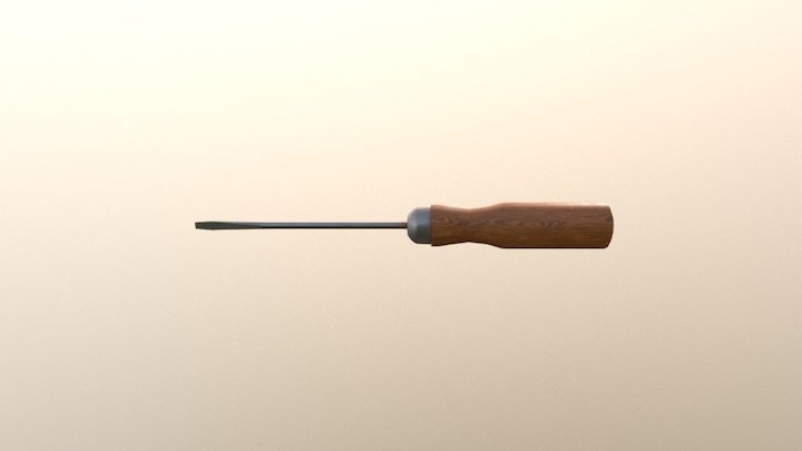 Screwdriver 3D Model