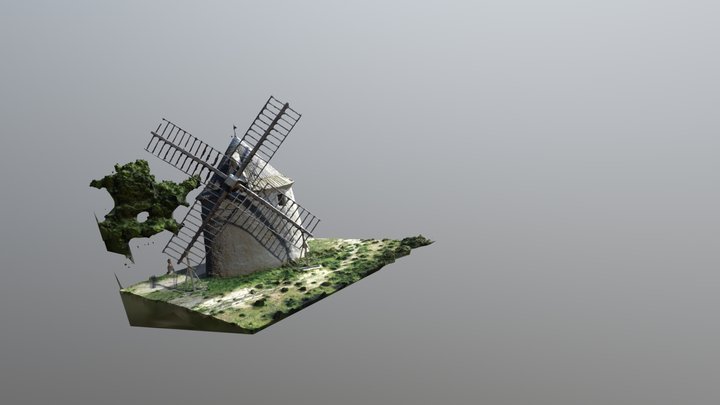 Moulin Lespignan 3D Model