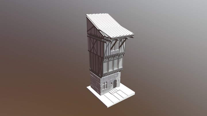 Middle Age House 3D Model