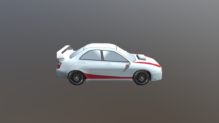 Subaru STI WRX 2004 3D Model