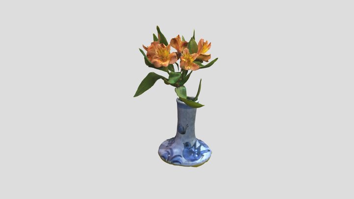 Alstroemeria 3D Model