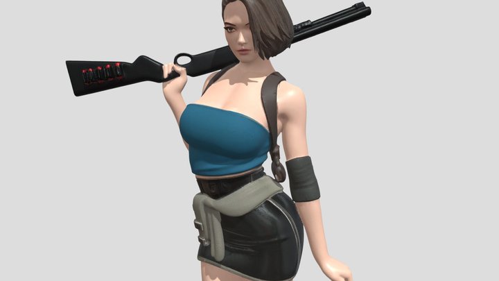 Jill Valentine Resident Evil 3 Nemesis 3D Model