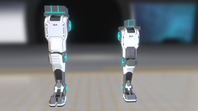 Sprinter Legs 3D Model