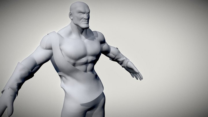 Strong Guy 3D Model