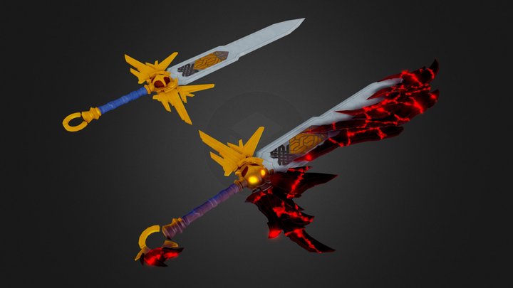 The Legend - Dwarfsword 3D Model