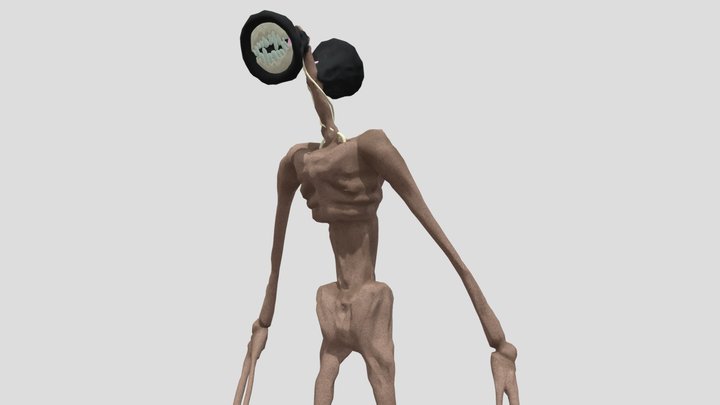 Siren Head doesn't gives a sh*t 3D Model