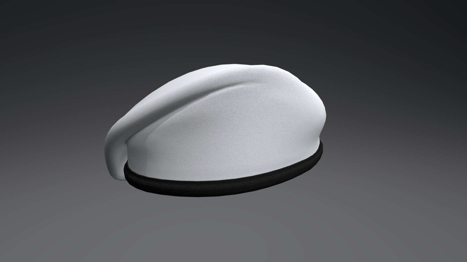 Beret (White) - Buy Royalty Free 3D model by shimtimultimedia [9af1532 ...