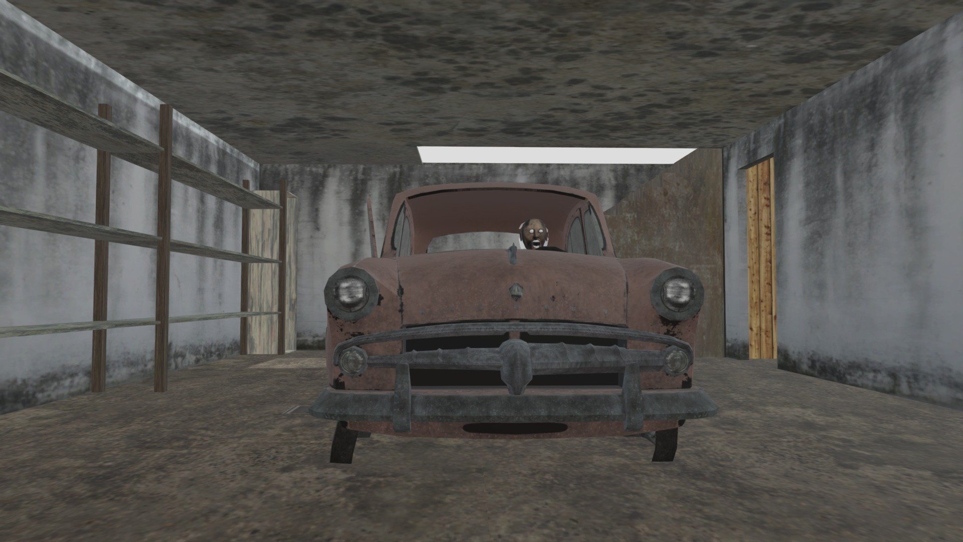 Granny Garage Old Car Game Over 1.5 1.6 1.6.1 - Download Free 3D model ...
