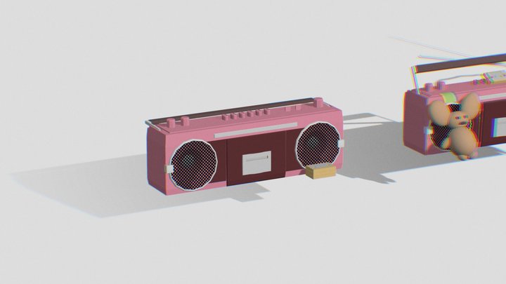 [XYZ_HW4]Tape_Recorder 3D Model