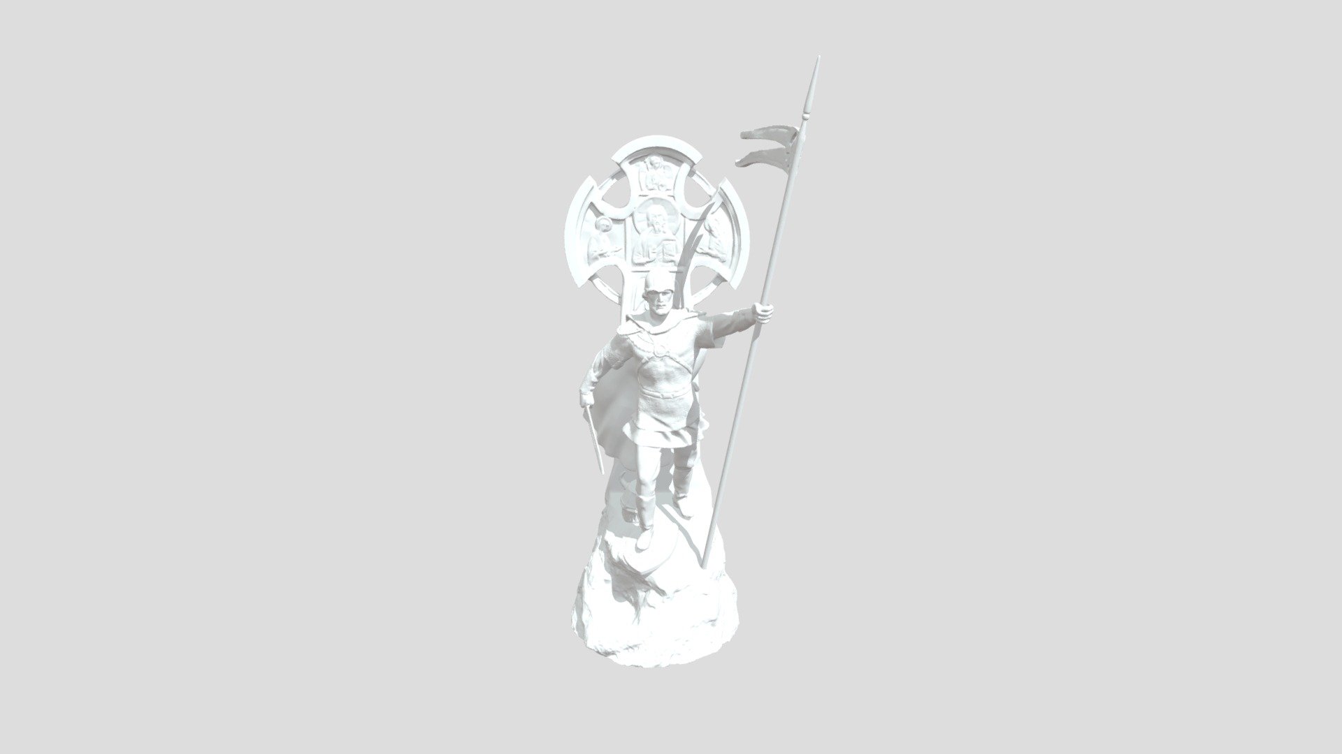 Monument to St. Alexander Nevsky — Sketchfab embed 3D viewer