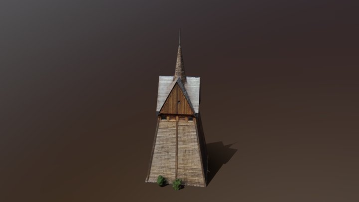 Hjortsberga klocktorn, Sweden 3D Model