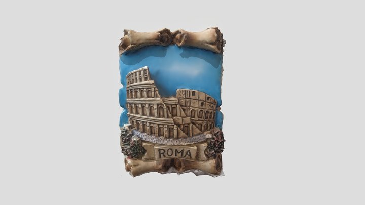Roma colosseum magnit 3D Model